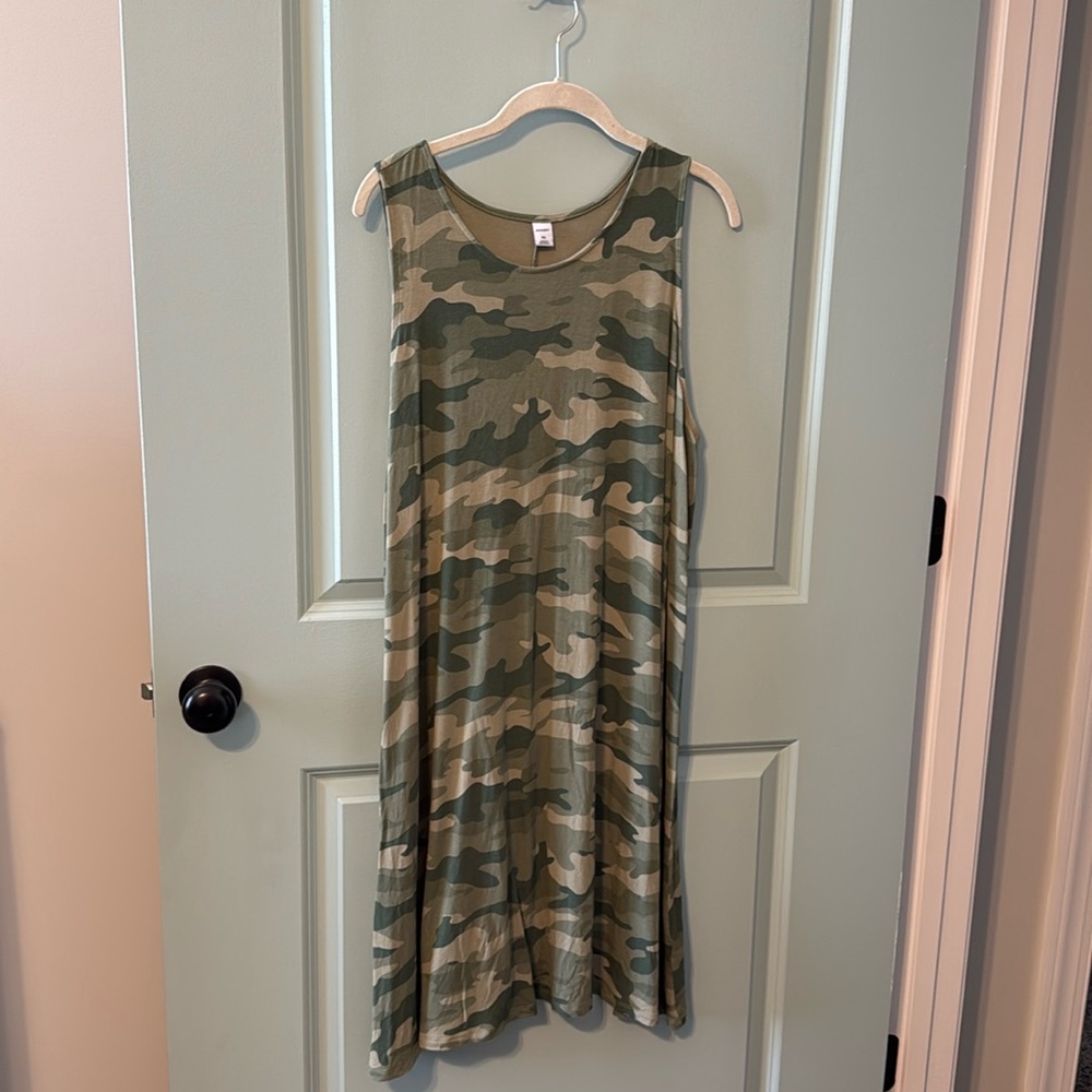 Camo Sleeveless dress